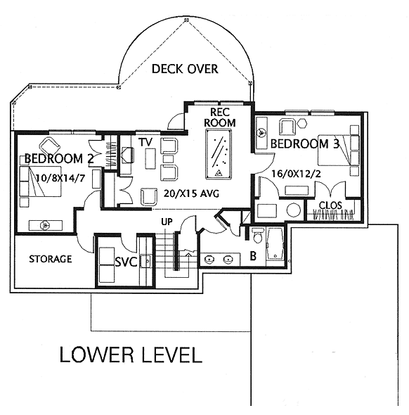lower floor house blueprint