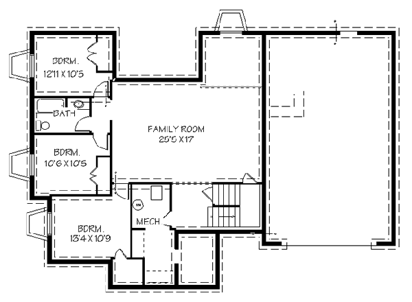 lower floor house blueprint