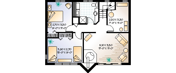 lower floor house blueprint