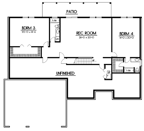 lower floor house blueprint