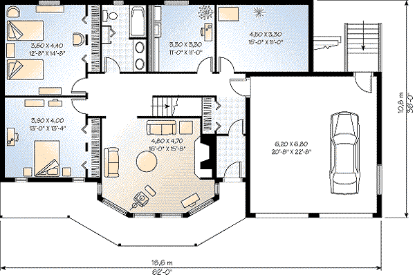 lower floor house blueprint
