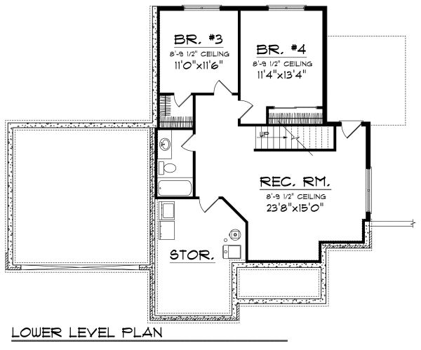lower floor house blueprint