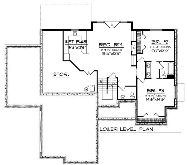 lower floor house blueprint
