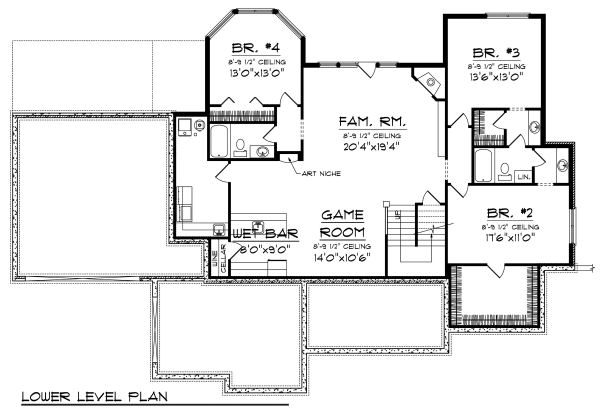 lower floor house blueprint