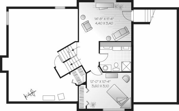 lower floor house blueprint