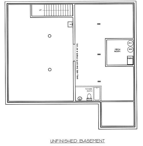 lower floor house blueprint