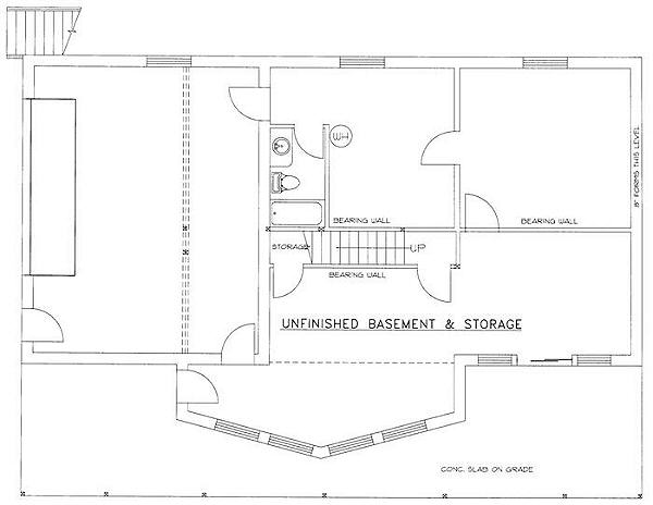 lower floor house blueprint