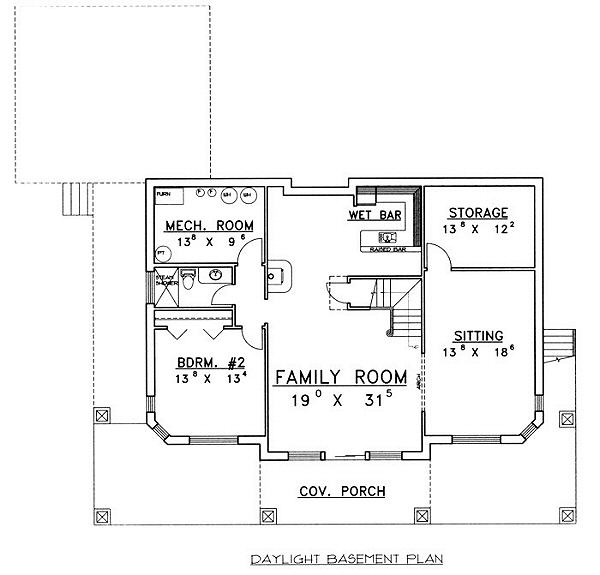 lower floor house blueprint