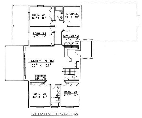 lower floor house blueprint