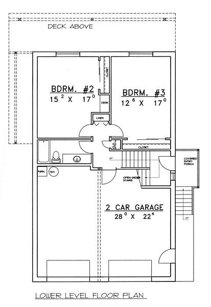 lower floor house blueprint