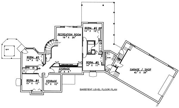 lower floor house blueprint