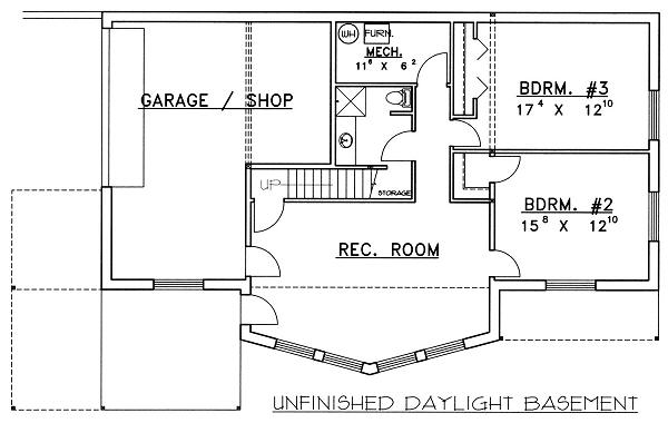 lower floor house blueprint
