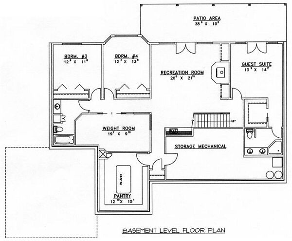 lower floor house blueprint