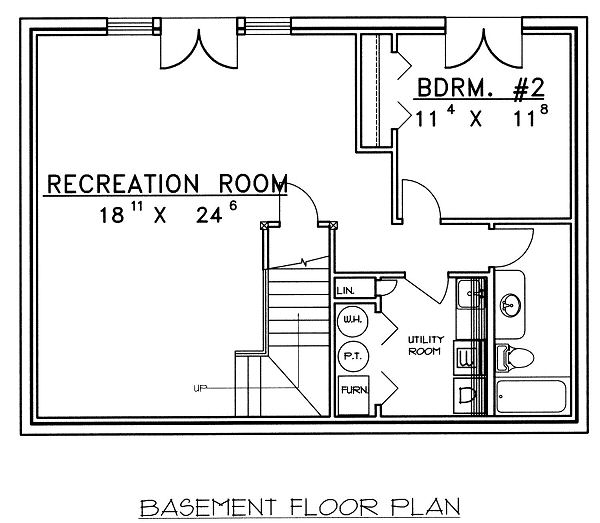 lower floor house blueprint
