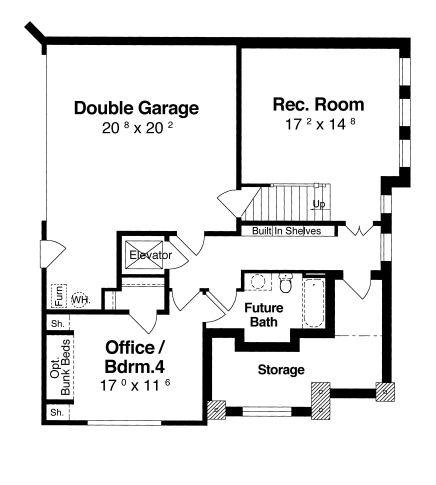 lower floor house blueprint