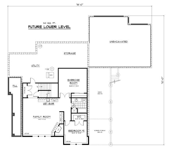 lower floor house blueprint