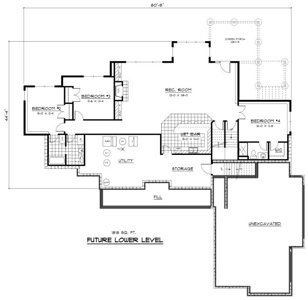 lower floor house blueprint