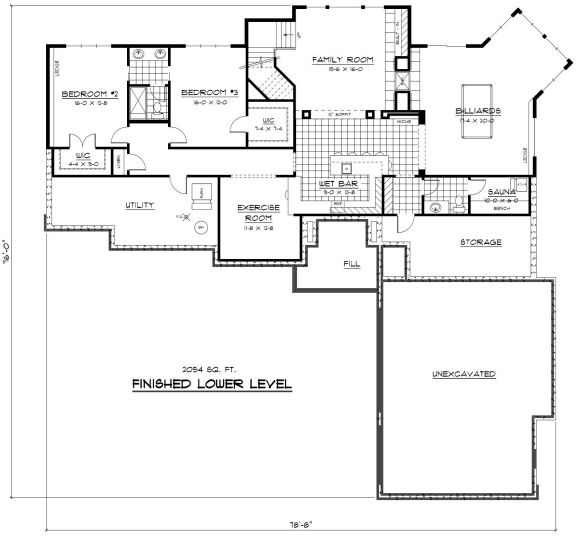 lower floor house blueprint