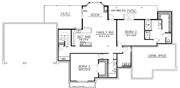 lower floor house blueprint