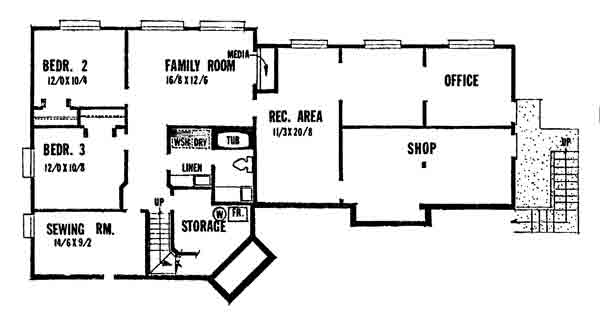 lower floor house blueprint