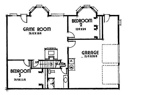 lower floor house blueprint