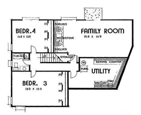 lower floor house blueprint
