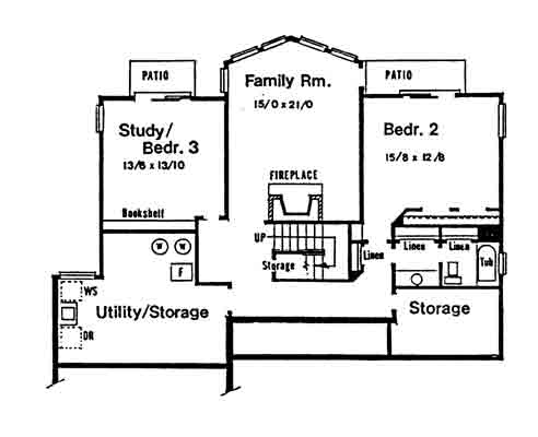 lower floor house blueprint
