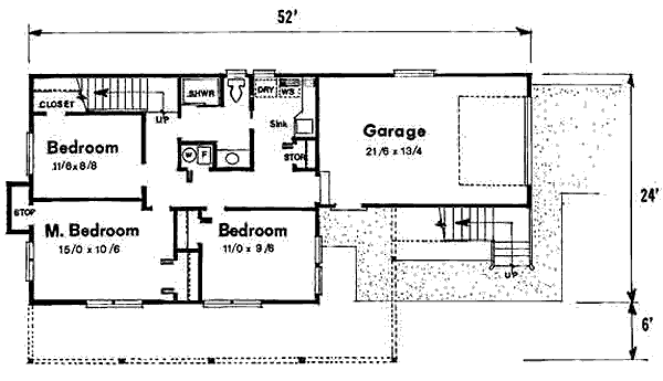 lower floor house blueprint