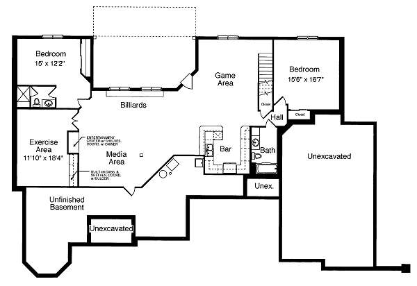 lower floor house blueprint