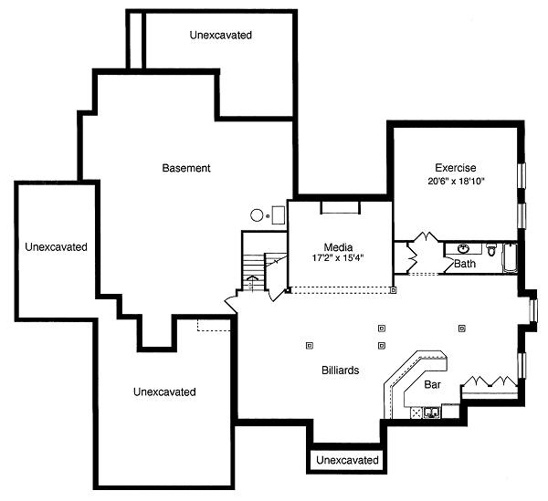 lower floor house blueprint