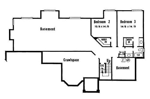 lower floor house blueprint