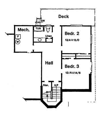 lower floor house blueprint
