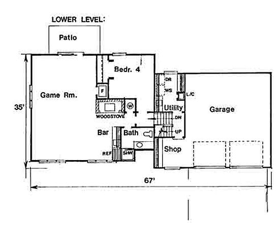 lower floor house blueprint