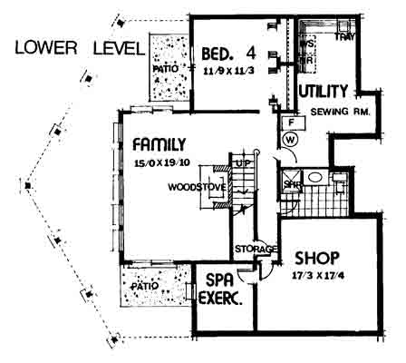 lower floor house blueprint