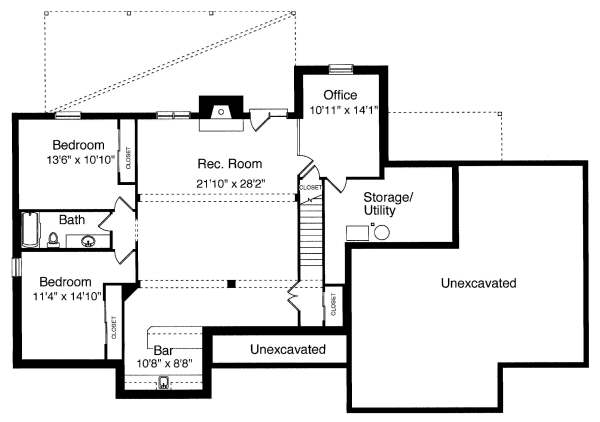 lower floor house blueprint