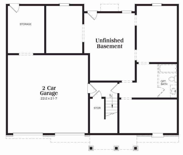 lower floor house blueprint