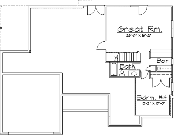lower floor house blueprint