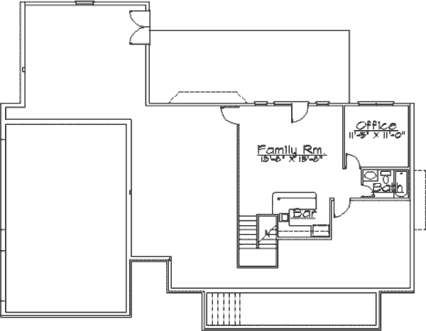 lower floor house blueprint