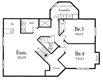 lower floor house blueprint