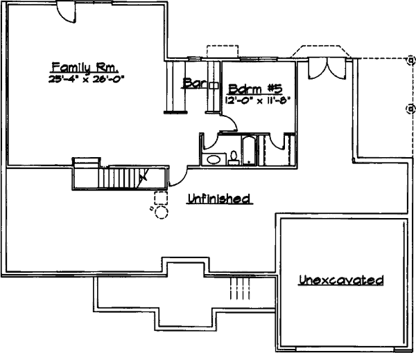 lower floor house blueprint