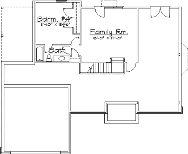 lower floor house blueprint