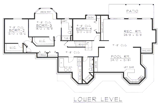 lower floor house blueprint