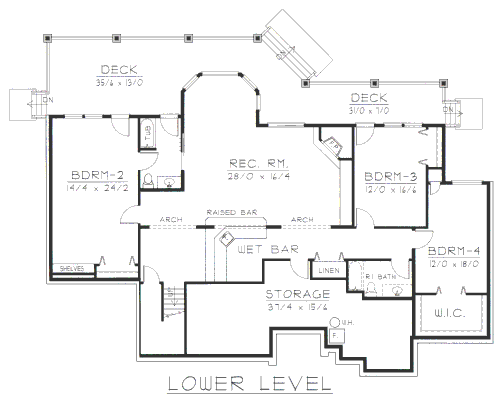 lower floor house blueprint