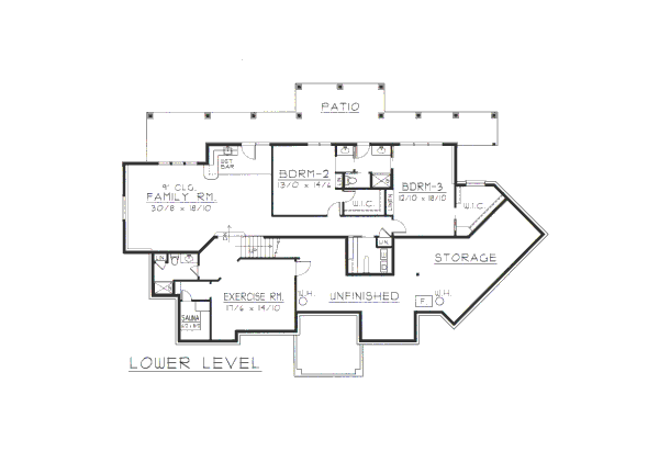 lower floor house blueprint