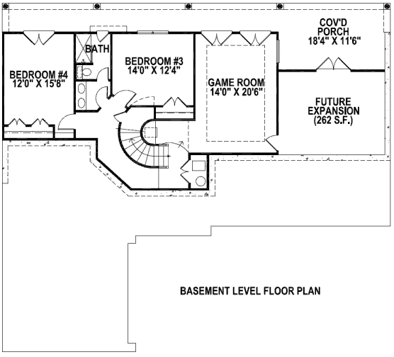 lower floor house blueprint