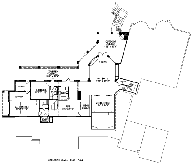 lower floor house blueprint