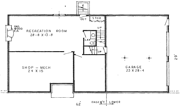 lower floor house blueprint