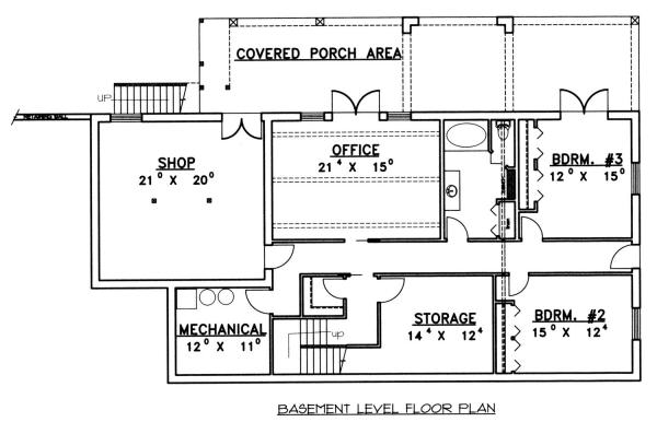 lower floor house blueprint