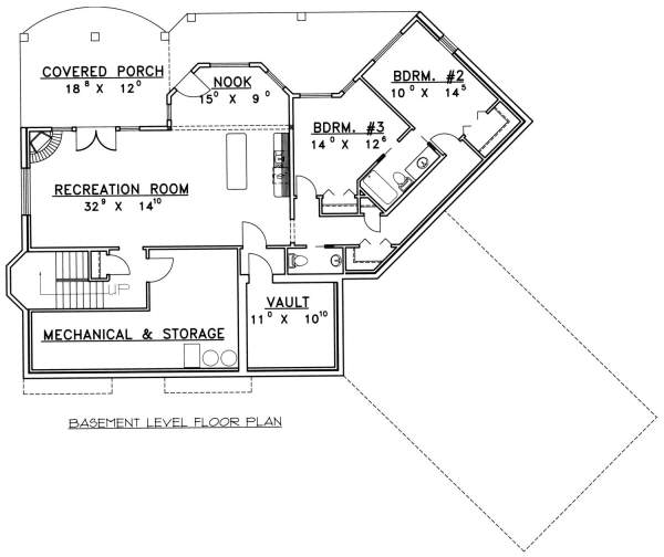 lower floor house blueprint