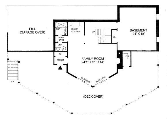 lower floor house blueprint